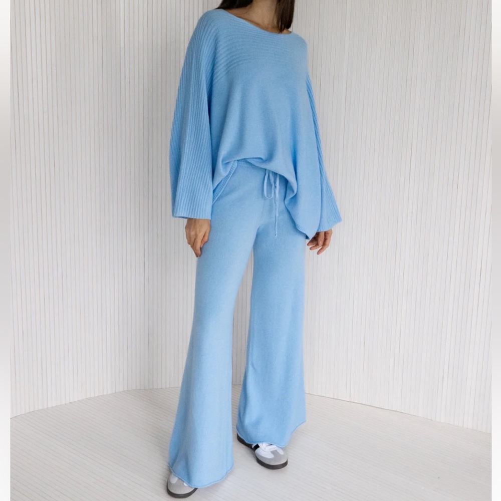 JAKI London Relaxed Pants - Arctic Blue